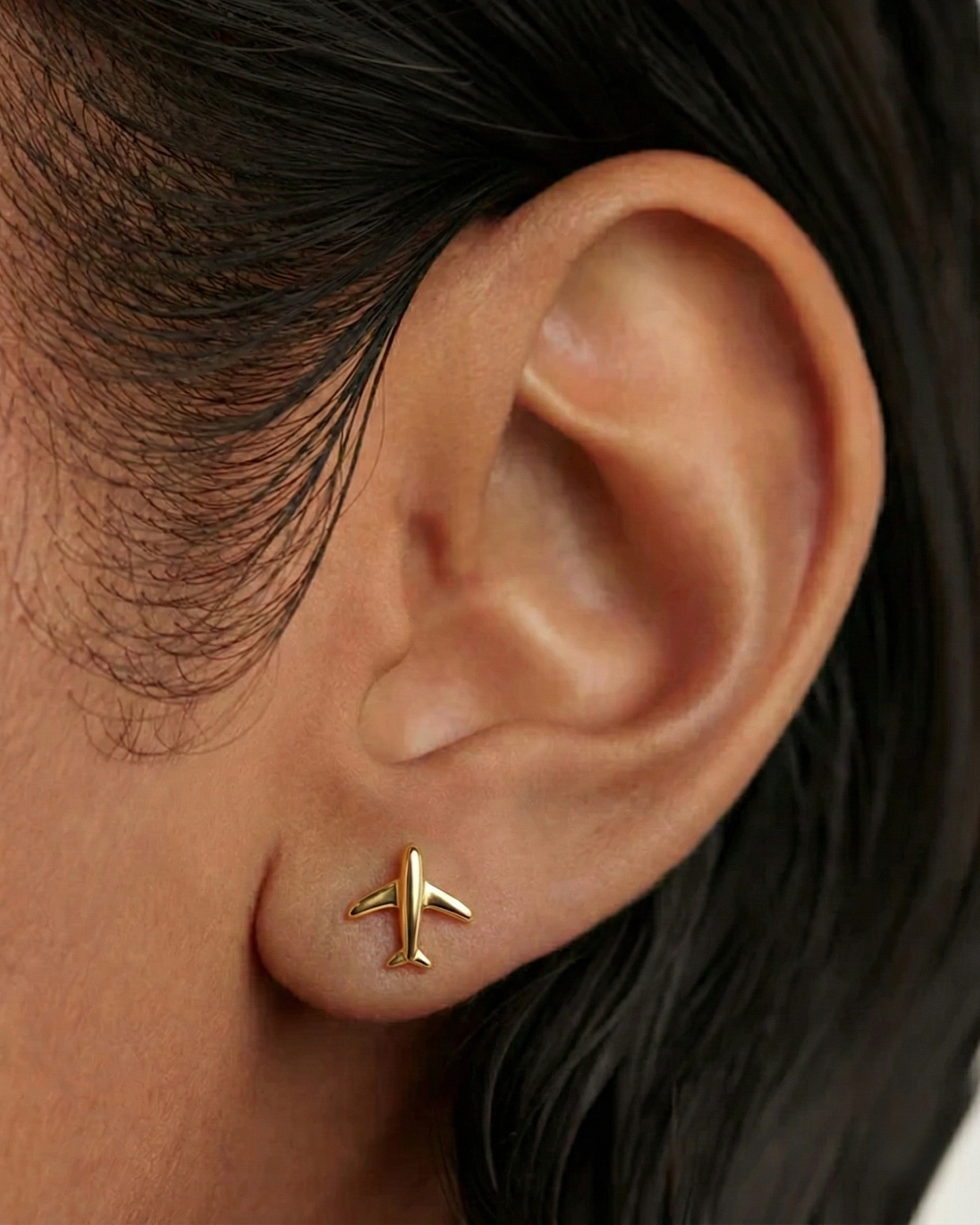 Mini Aircraft Earrings