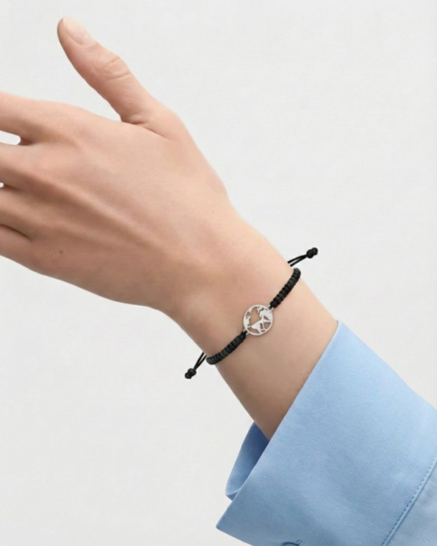 World Plane cord Bracelet