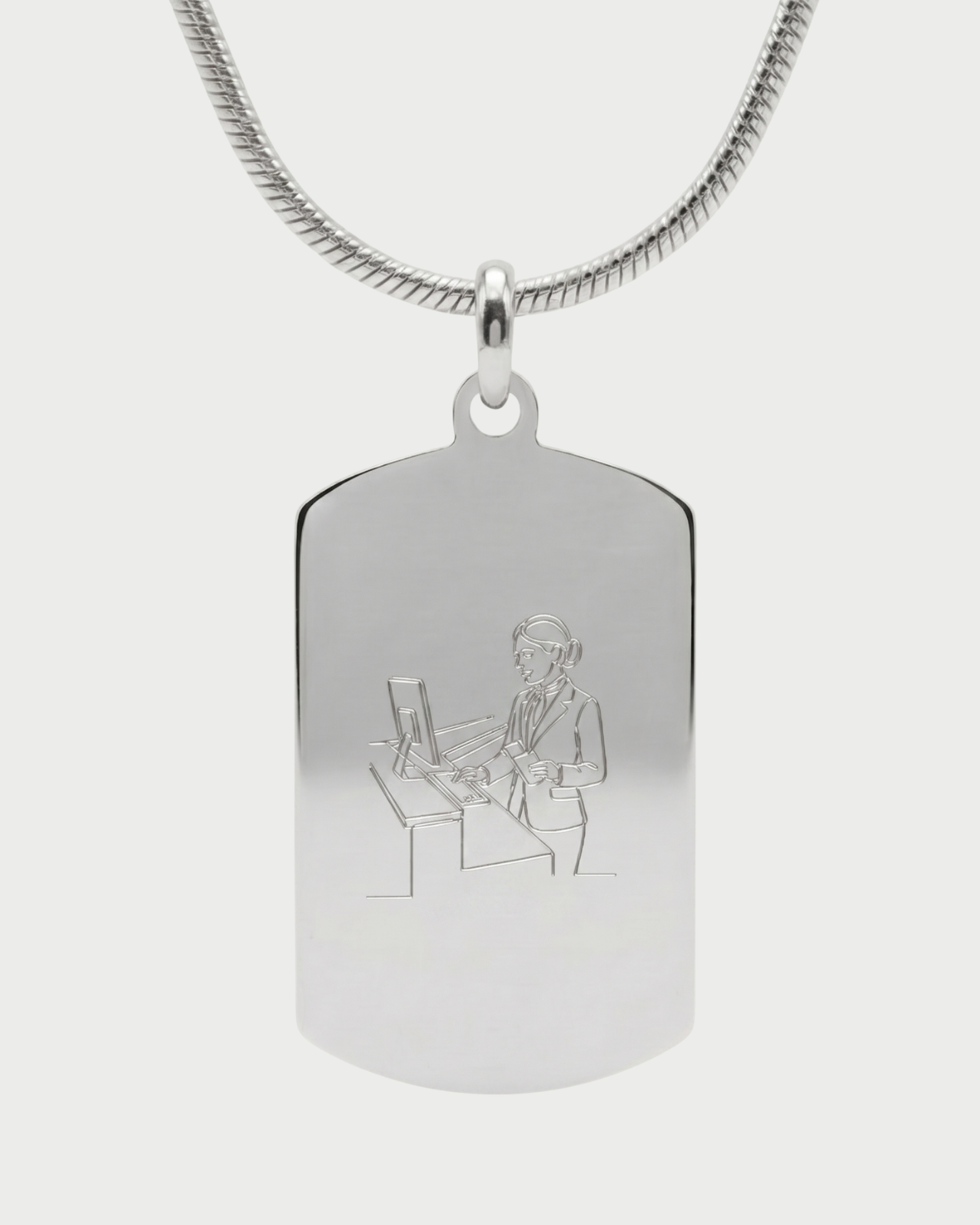 Customizable Airport and Ground Staff Necklace