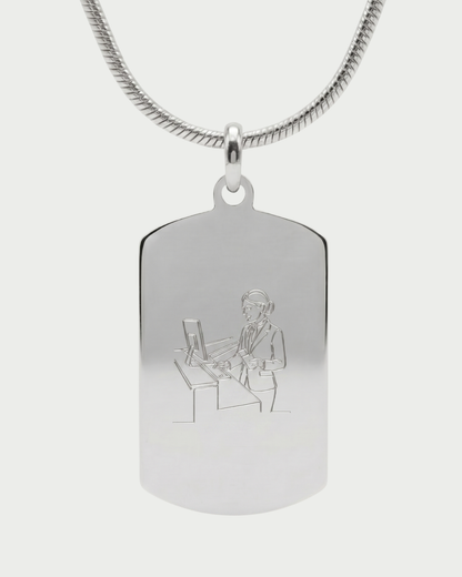 Customizable Airport and Ground Staff Necklace
