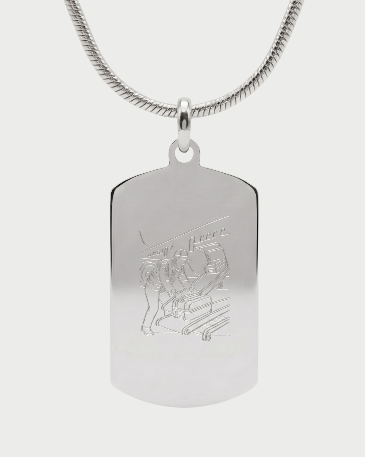 Customizable Airport and Ground Staff Necklace