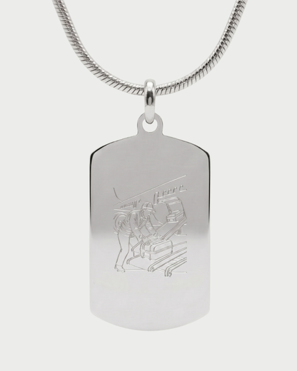 Customizable Airport and Ground Staff Necklace
