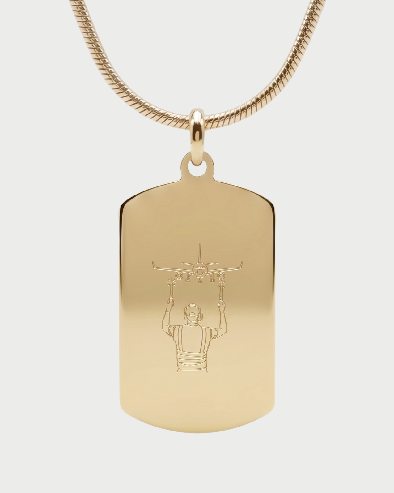 Customizable Airport and Ground Staff Necklace