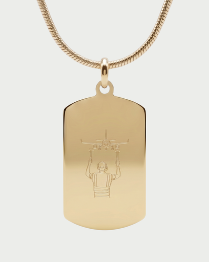 Customizable Airport and Ground Staff Necklace