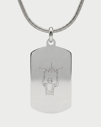 Customizable Airport and Ground Staff Necklace
