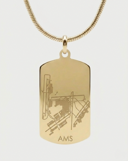 Customizable Airport and Ground Staff Necklace