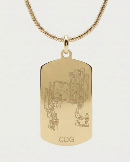 Customizable Airport and Ground Staff Necklace