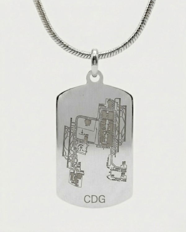 Customizable Airport and Ground Staff Necklace