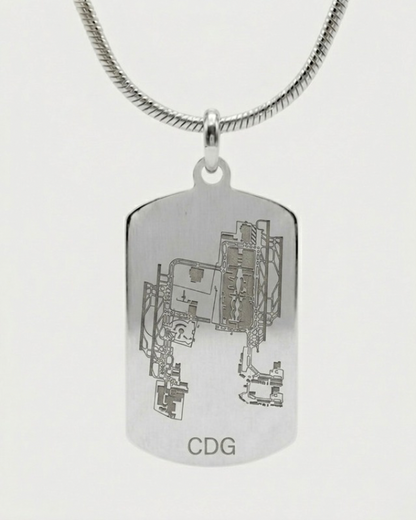 Customizable Airport and Ground Staff Necklace