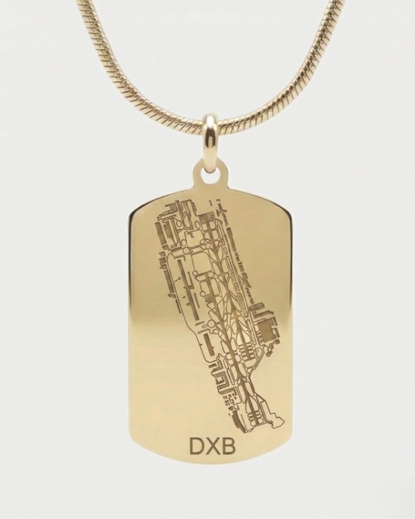 Customizable Airport and Ground Staff Necklace