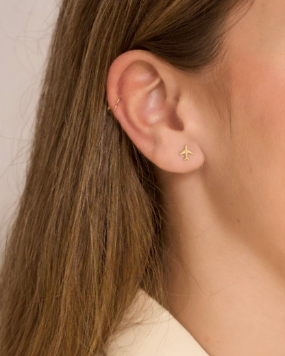 MINI AIRCRAFT EARRINGS