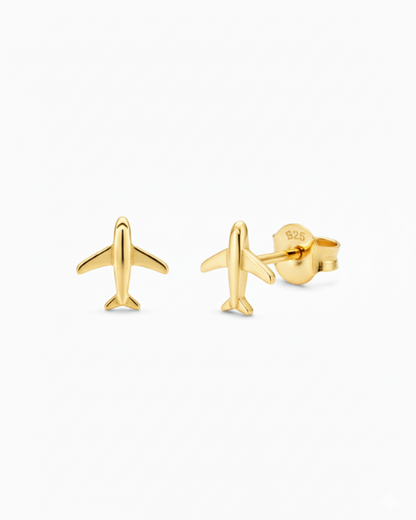 MINI AIRCRAFT EARRINGS